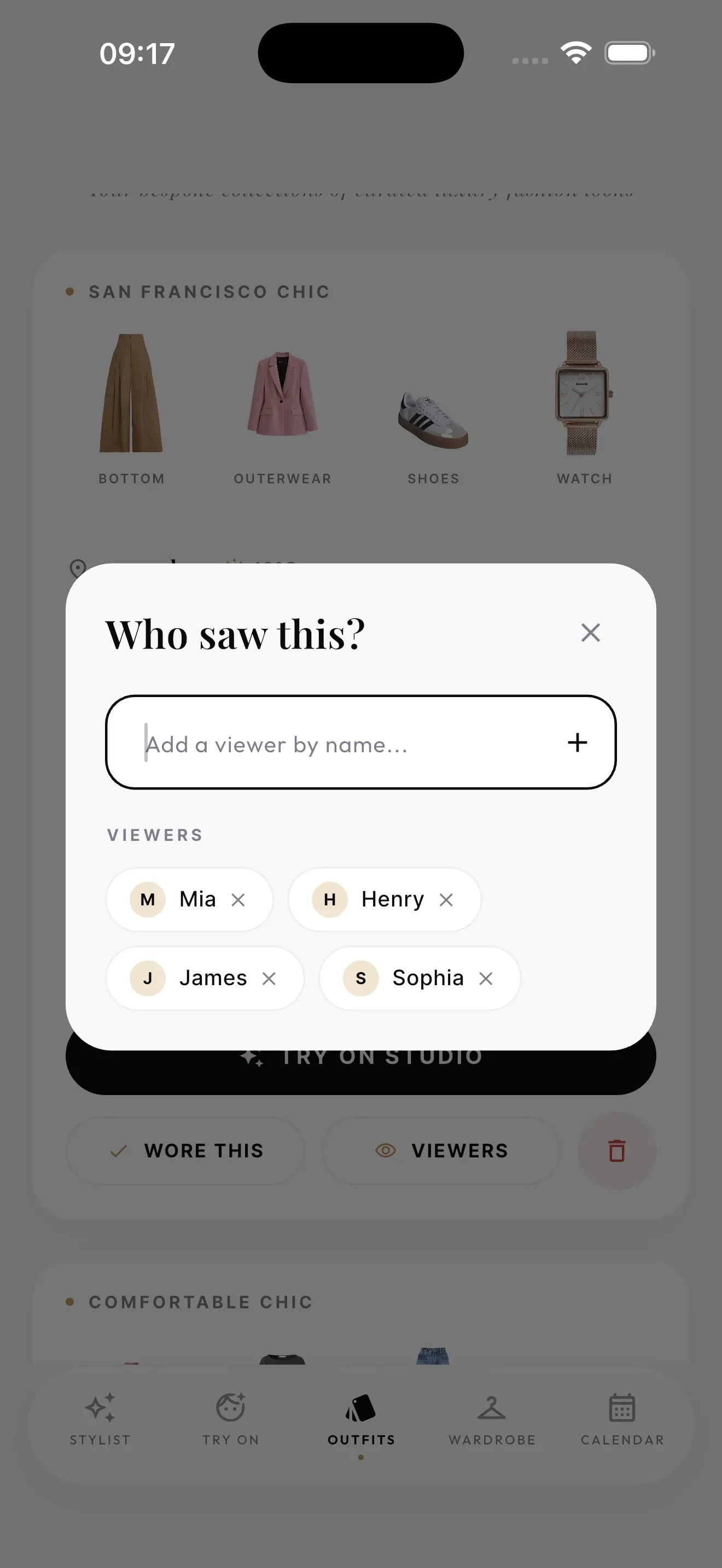 Clovy viewer memory screen tracking who saw your outfit
